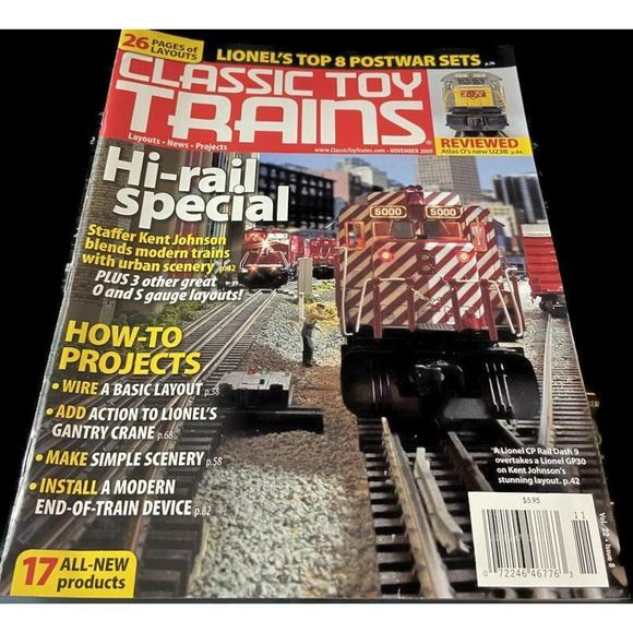 Classic Toy Trains November 2009 Hi Rail Special Wire a Basic Layout Scenery - Picture 1 of 4